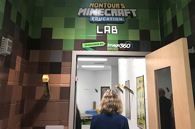 Montour Elementary, in the greater Pittsburgh area, has a Minecraft lab and a variety of dedicated maker and STEAM-related spaces. More on Montour's makerspaces can be found here.