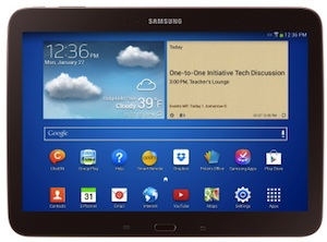 The Samsung Galaxy Tab will feature integration with Google Play for Education.