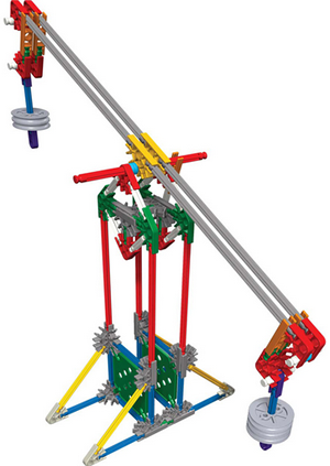 Philadelphia students will be asked to build environmentally friendly vehicles using K'nex pieces similar to those pictured.