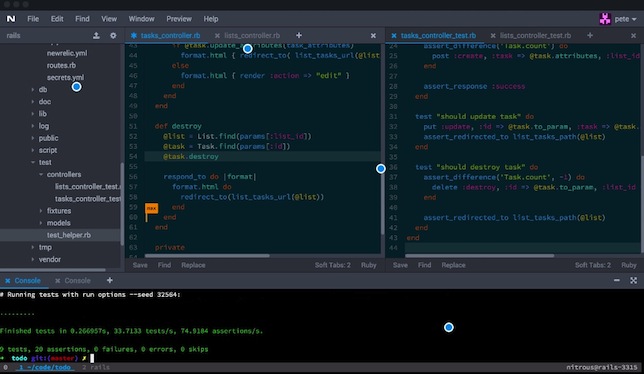 Nitrous is browser-based, allowing students to code from any connected computer.
