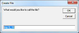 A text file can be created to later send to students.