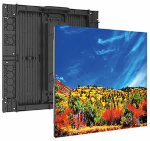 NEC’s newest line of direct-view LED displays have higher than normal pixel pitch, making them suitable for being viewed from long distances.
