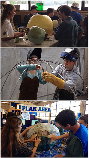 Students engage in activities ranging from 3D printing to sewing in the makerspace at Analy High School.