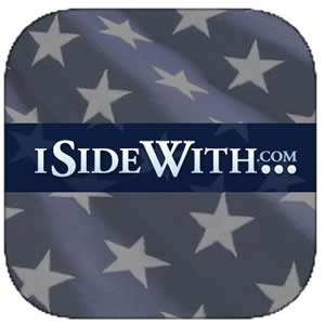 iSideWith is updated regularly to stay current on the issues, making it great for exploring political views and hot-button topics.