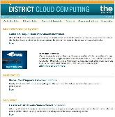 K-12 Technology Newsletter: District Cloud Computing