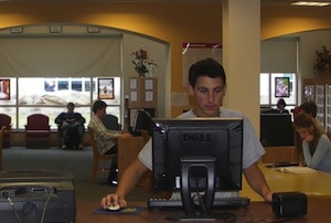 Simsbury High School library/media center