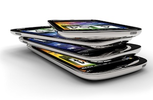 A stack o phones