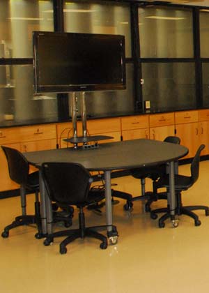 Bishop Moore science lab cart