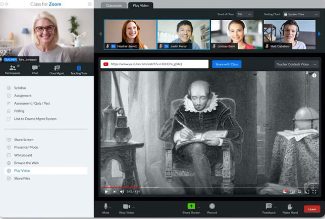 Class for Zoom Adds Education Interface to Popular Meeting Platform