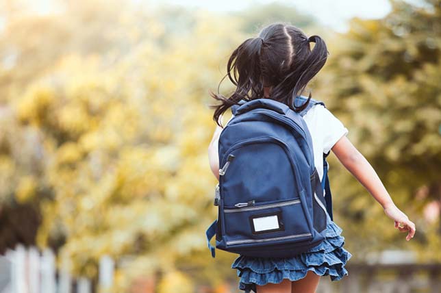 Student Knapsacks Place Excess Weight on Spines