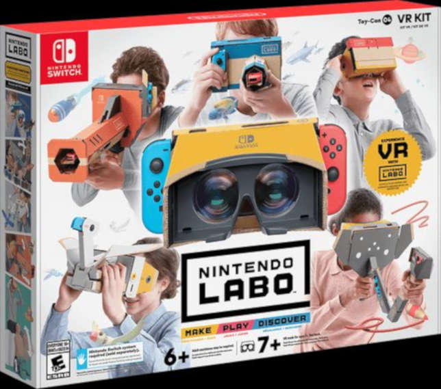 Nintendo is releasing its fourth do-it-yourself cardboard kit this week. Nintendo Labo VR KIT provides an introduction to virtual reality.