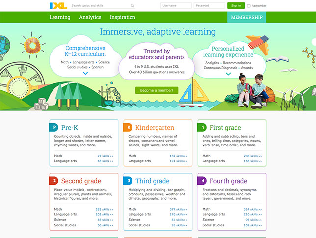 IXL interface