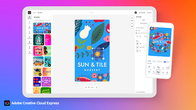 Adobe on Monday unveiled its latest content creation platform called Creative Cloud Express, a unified, task-based web and mobile product that simplifies the creation of rich media content.