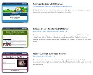 A screenshot of the Discovery Education blog introducing the new Ready-To-Use Resources for teachers