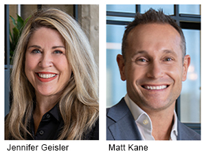 Jennifer Geisler and Matt Kane have been named to executive leadership positions at Cypher Learning