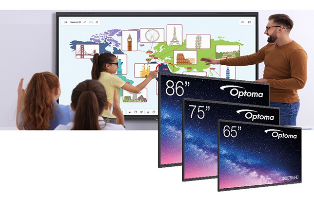 Optoma interactive displays