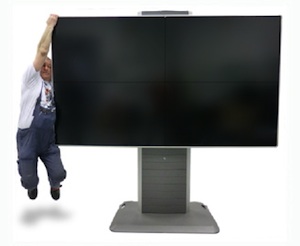  The OBLX series of freestanding video walls