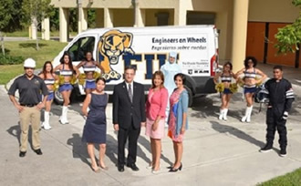FIU's Engineers on Wheels van will start visiting high schools in South Florida this fall.