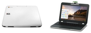 The ruggedized RGS Education Chromebook is Smarter Balanced and PARCC compliant.