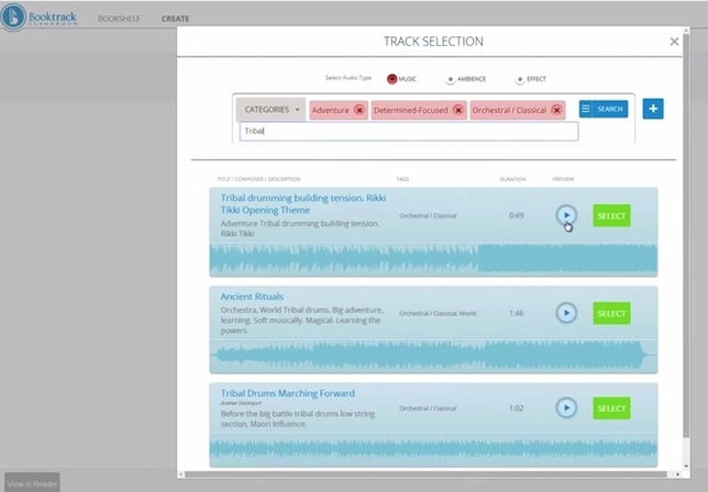 Booktrack, a company that adds movie-style soundtracks to books, has become a Google for Education partner by offering a free Booktrack Classroom version for schools.