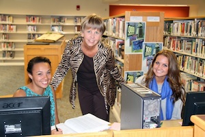 Simsbury High School library/media center