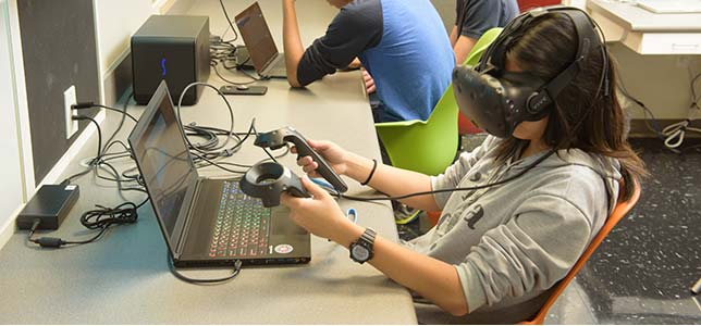 high school virtual reality lab