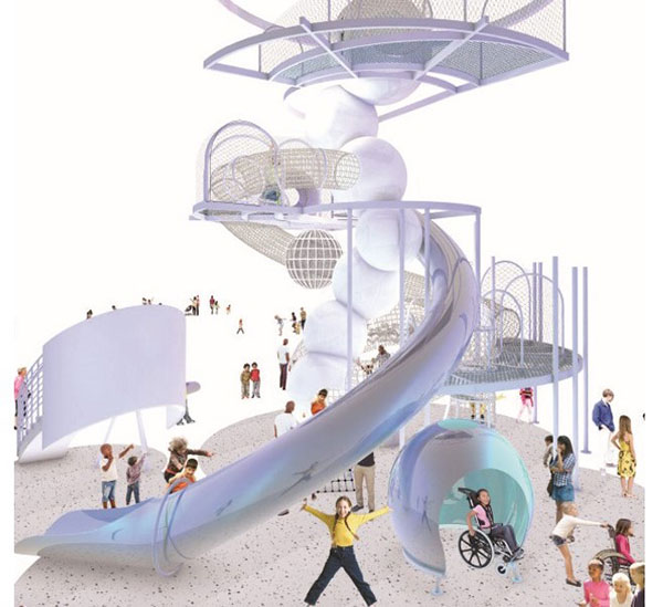 A rendering of the Dream Machine at National Children’s Museum.