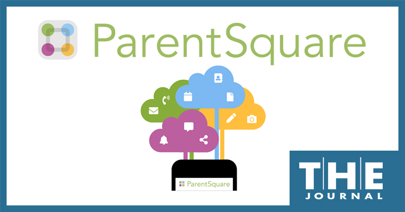 image shows ParentSquare logo representing multiple modes of communication between school and home