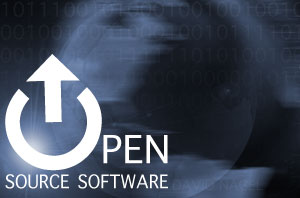 The image and the "Open Source Software" logo with the broken circle and upward-pointing arrow are copyright ©2010 by David Nagel. All rights reserved. This image is licensed to 1105 Media Inc. for use on articles written or edited by David Nagel and may not be used for other purposes without permission.