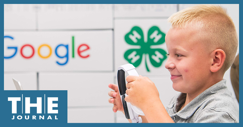 Google announced new grants to 4-H and other nonprofits bring computer science to under-resourced students