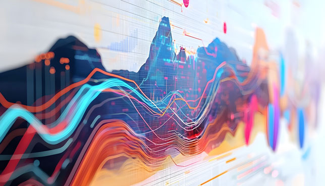 abstract data visualization