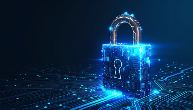 cyber security padlock