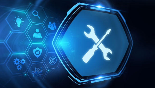 tool icons with variety of business icons