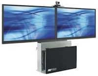 The AVTEQ Elite EL-2000 supports single and dual conferencing displays.