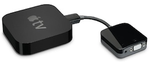 The Kanex ATV Pro connects VGA projectors to Apple AirPlay mirrored devices.