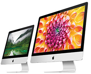 The new iMacs gets a thinner form factor, measuring 5 mm at their thinnest point.