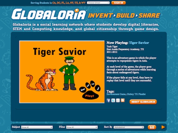 Tiger Savior, a safari-themed game about the environmental threats facing tigers.