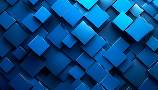 blue wooden cubes block texture abstract background