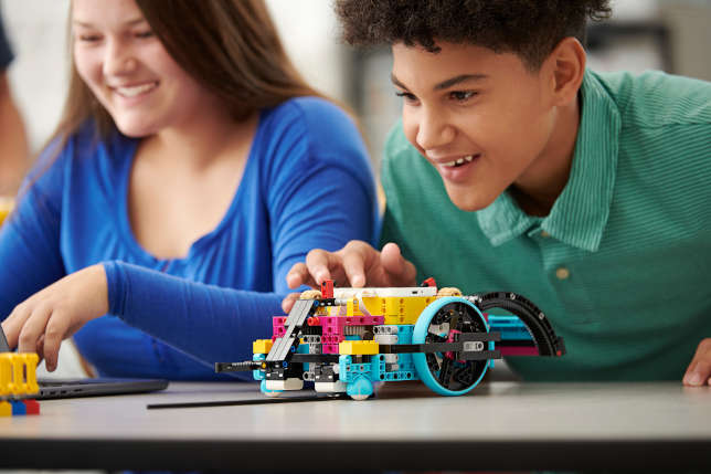  LEGO Education SPIKE Prime, a hands-on classroom robotics and coding system for grades 6–8.