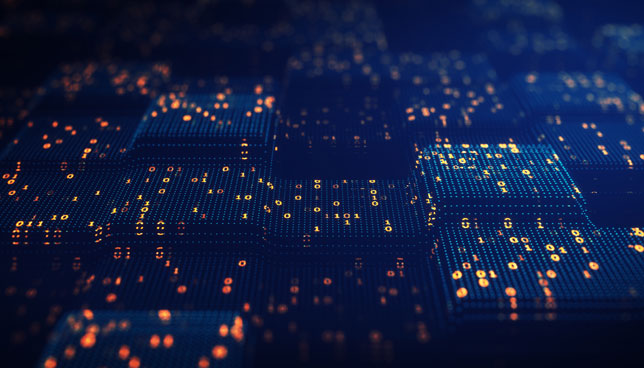 interconnected blocks of data