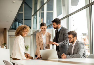 business people working together in the office