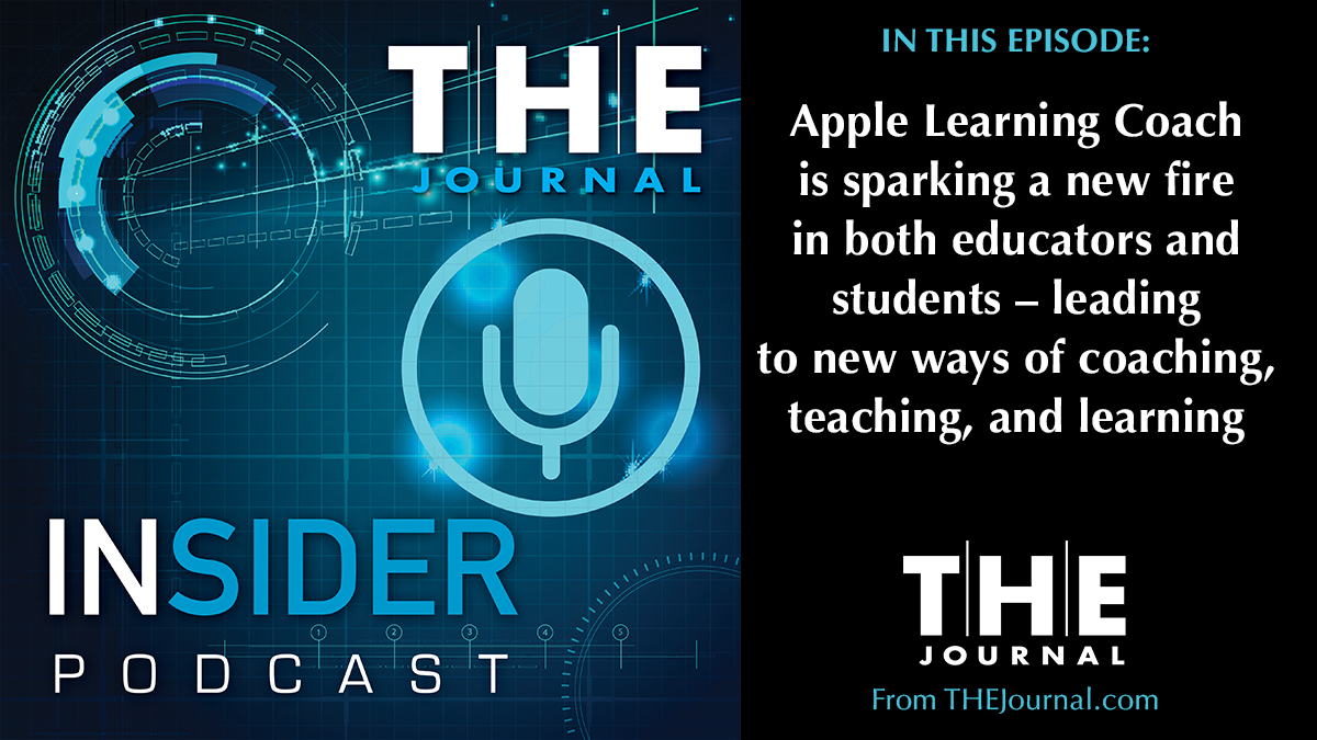 Teaser image with podcast logo and title Apple Learning Coach episode