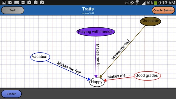 WeMap is a collaborative concept mapping tool for iOS and Android. Click for larger image.