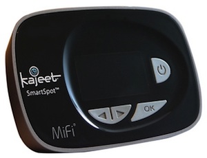 The SmartSpot mobile hotspot