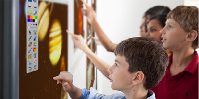 Promethean's new ActivBoard Touch supports up to six simultaneous touches.
