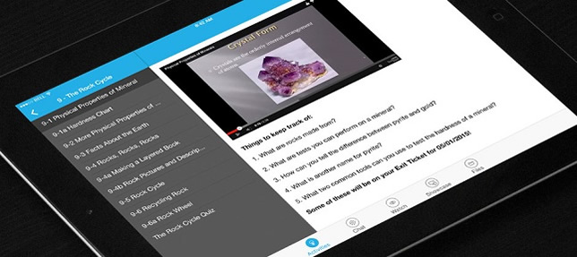 The Vision ME iPad classroom workflow app allows the use of multiple languages in the classroom.