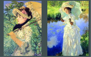 Manet’s Spring and Roses in a Glass Vase